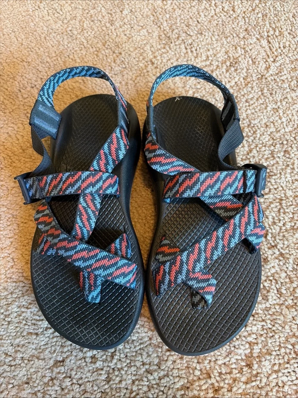 Chacos Blue Scrappy Sandals Sz 6 Women’s